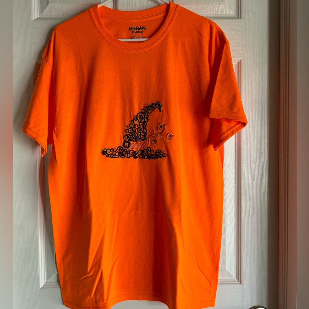 Halloween Embroidered T-shirt